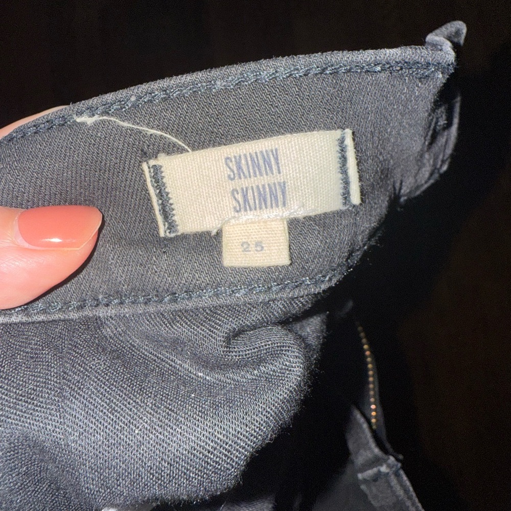 Madewell Women's Charcoal Skinny Jeans